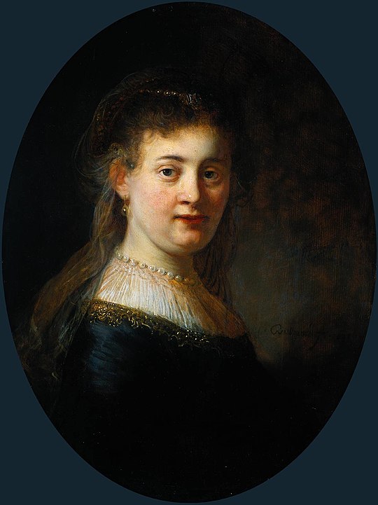 Rembrandt, Portrait of Saskia van Uylenburgh, Рембрандт, Саскья