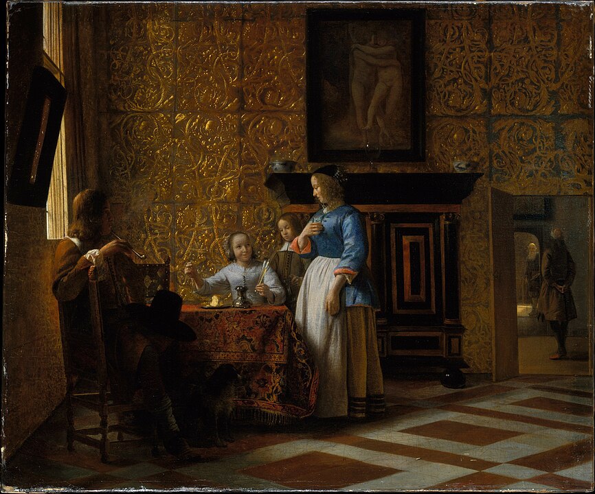 Pieter_de_Hooch_-_Interior_with_Figures_-1665