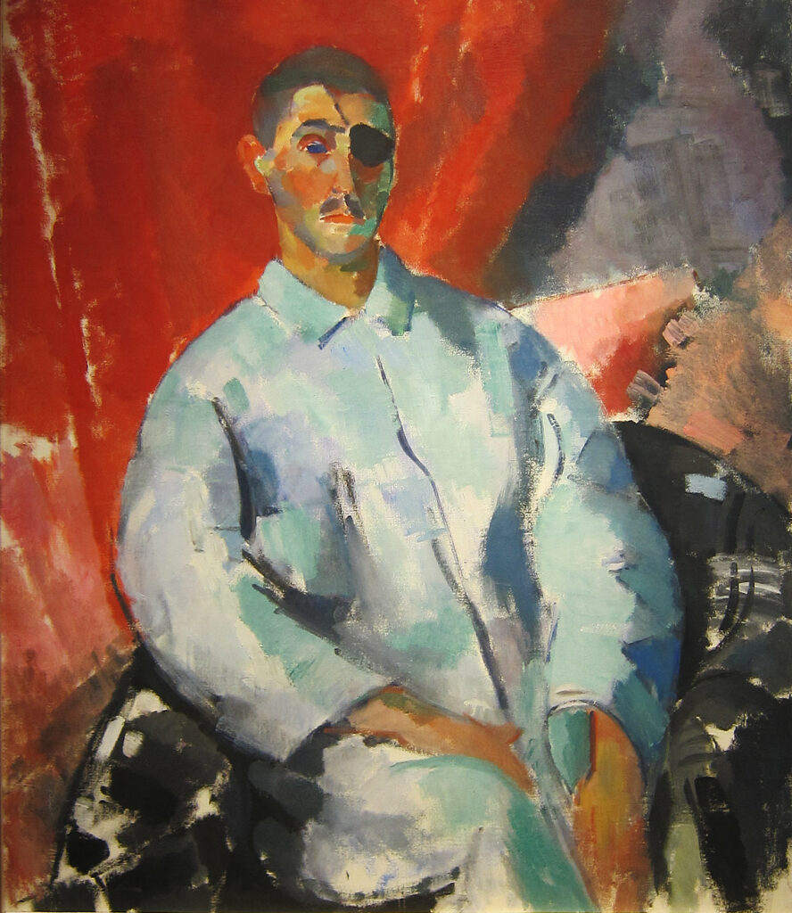 Rik Wouters Zelfportret met ooglap